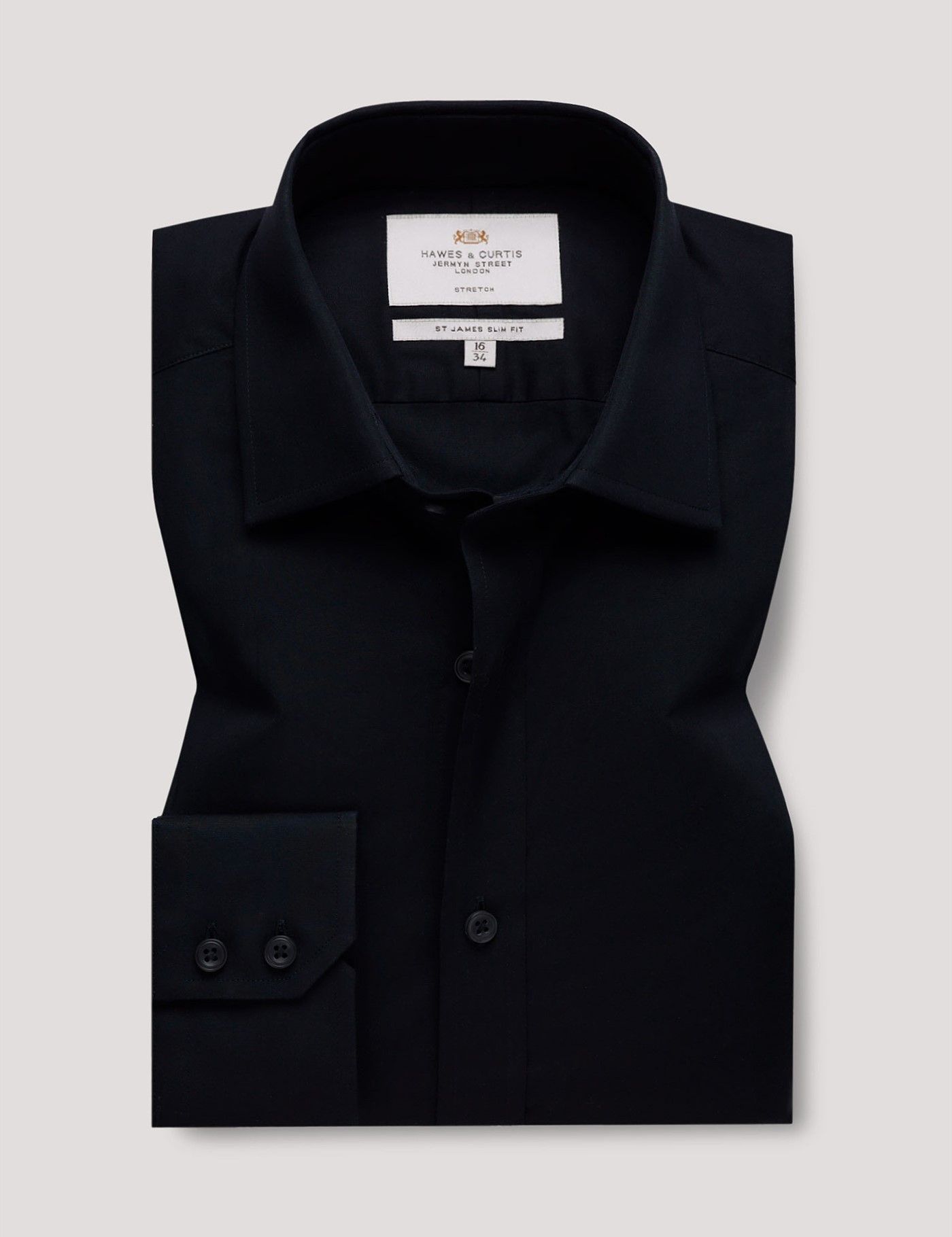 Slim Fit Black Shirt-preview
