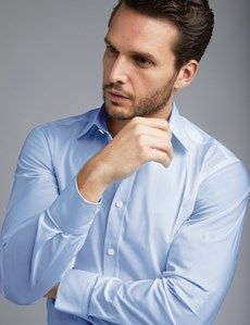 Slim Fit Blue Shirt