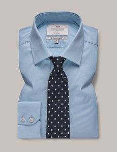 Slim Fit Blue Shirt