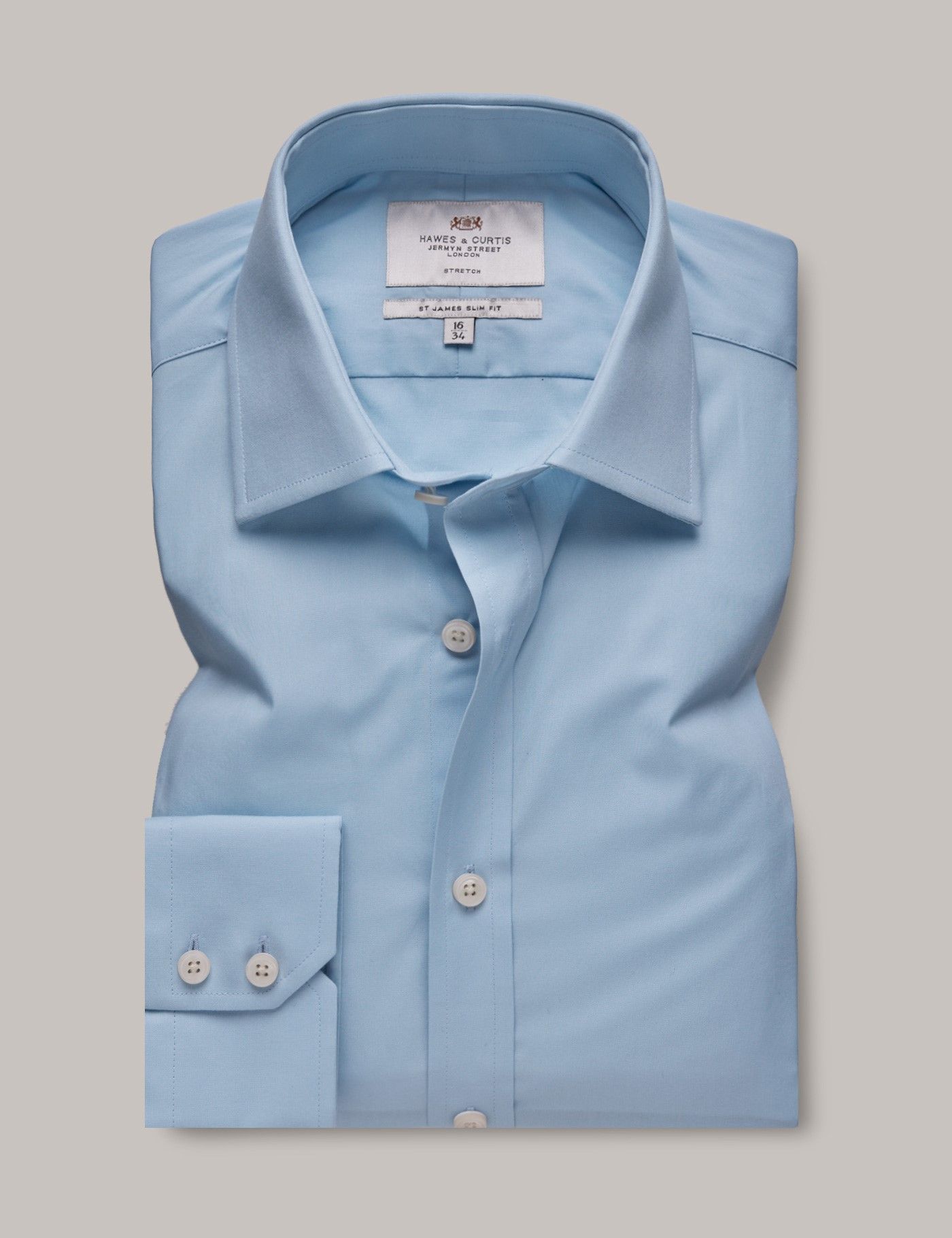 Slim Fit Blue Shirt-preview