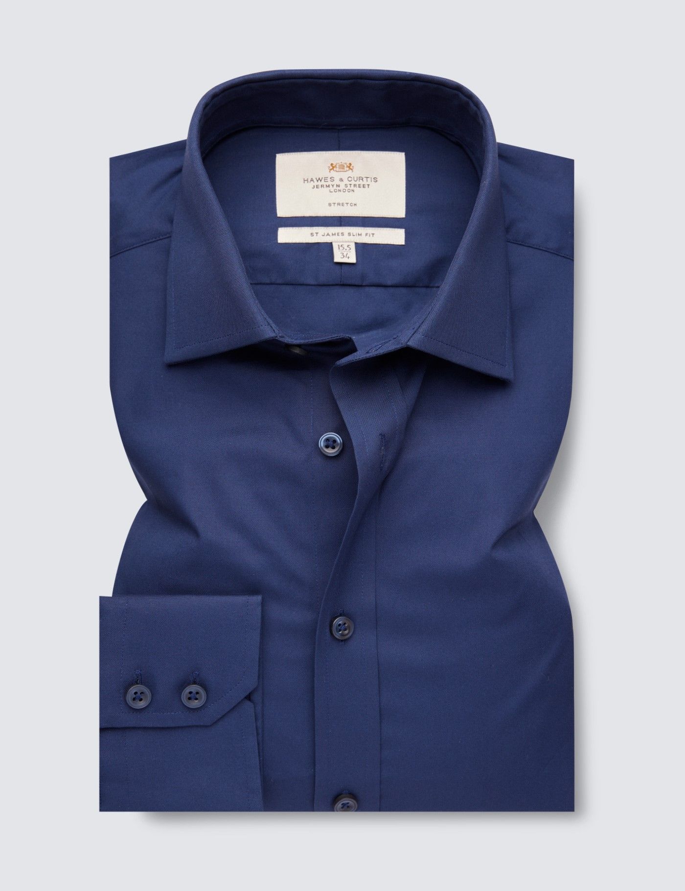 Slim Fit Navy Shirt-preview