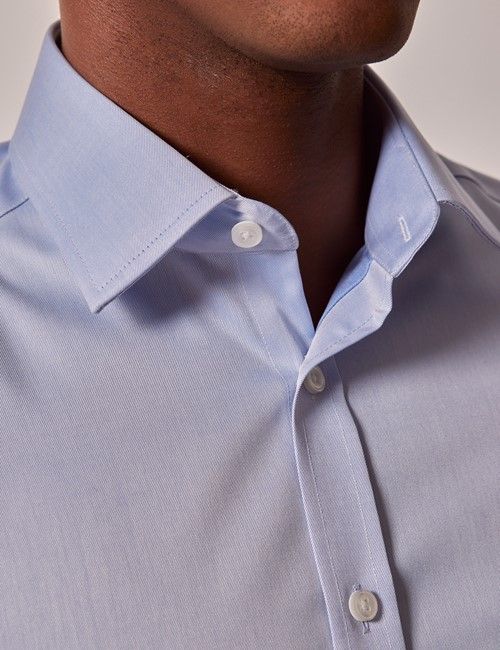 Non-Iron Blue Twill Slim Shirt - Lord's Limited Edition-preview