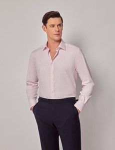 Slim Fit Pink Shirt