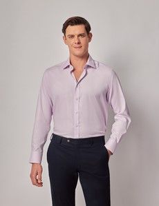Slim Fit Lilac Shirt