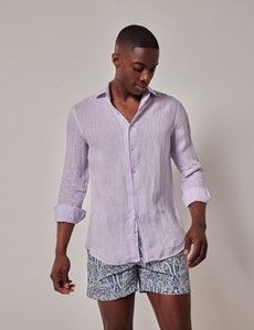 Blue & White Paisley Swim Shorts-preview1