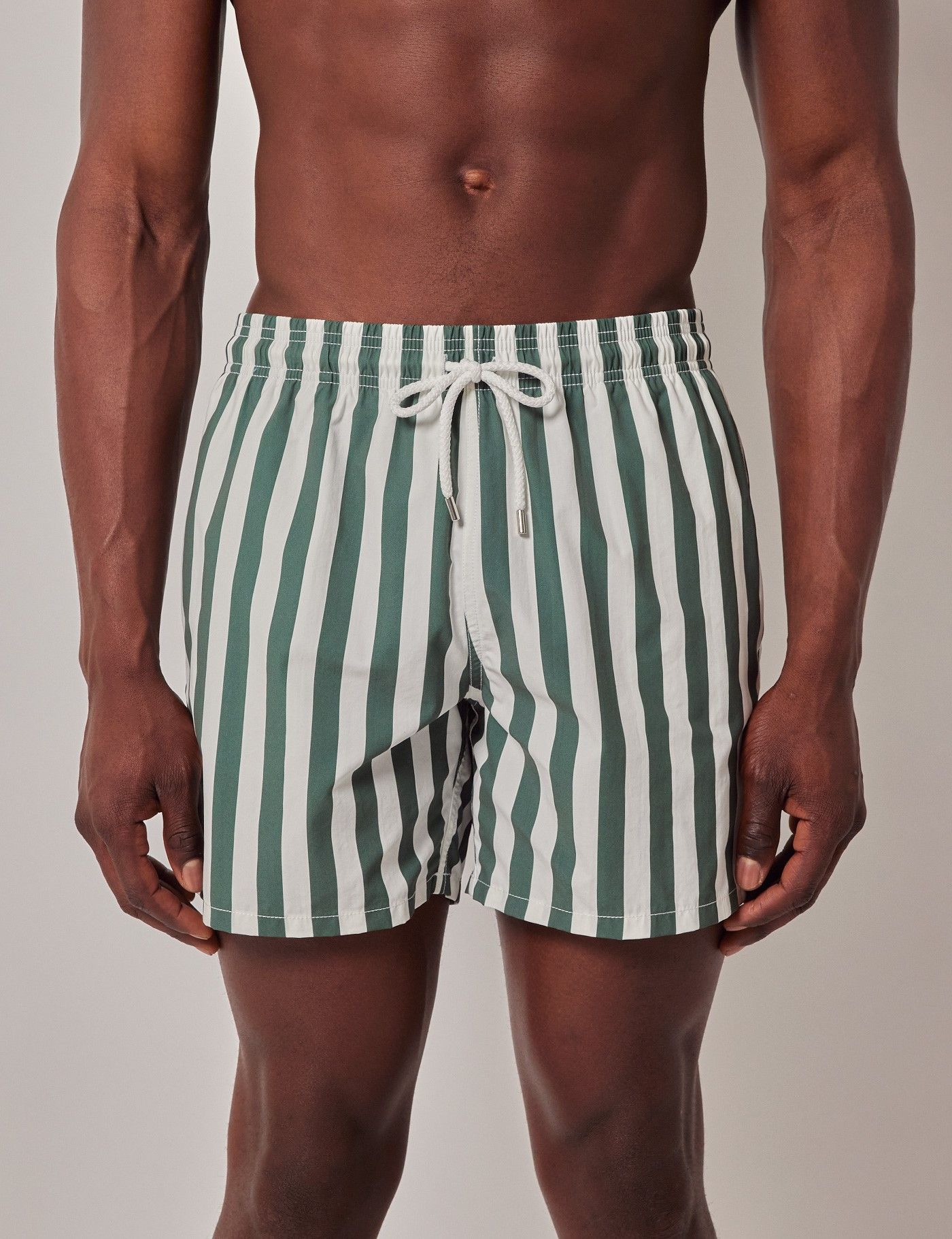 Men's striped swim shorts on sale