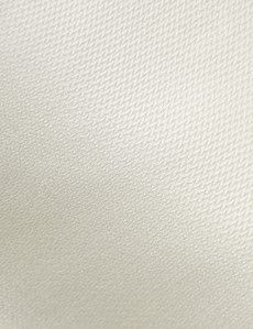 Off White Spun Silk Dress Scarf-preview1