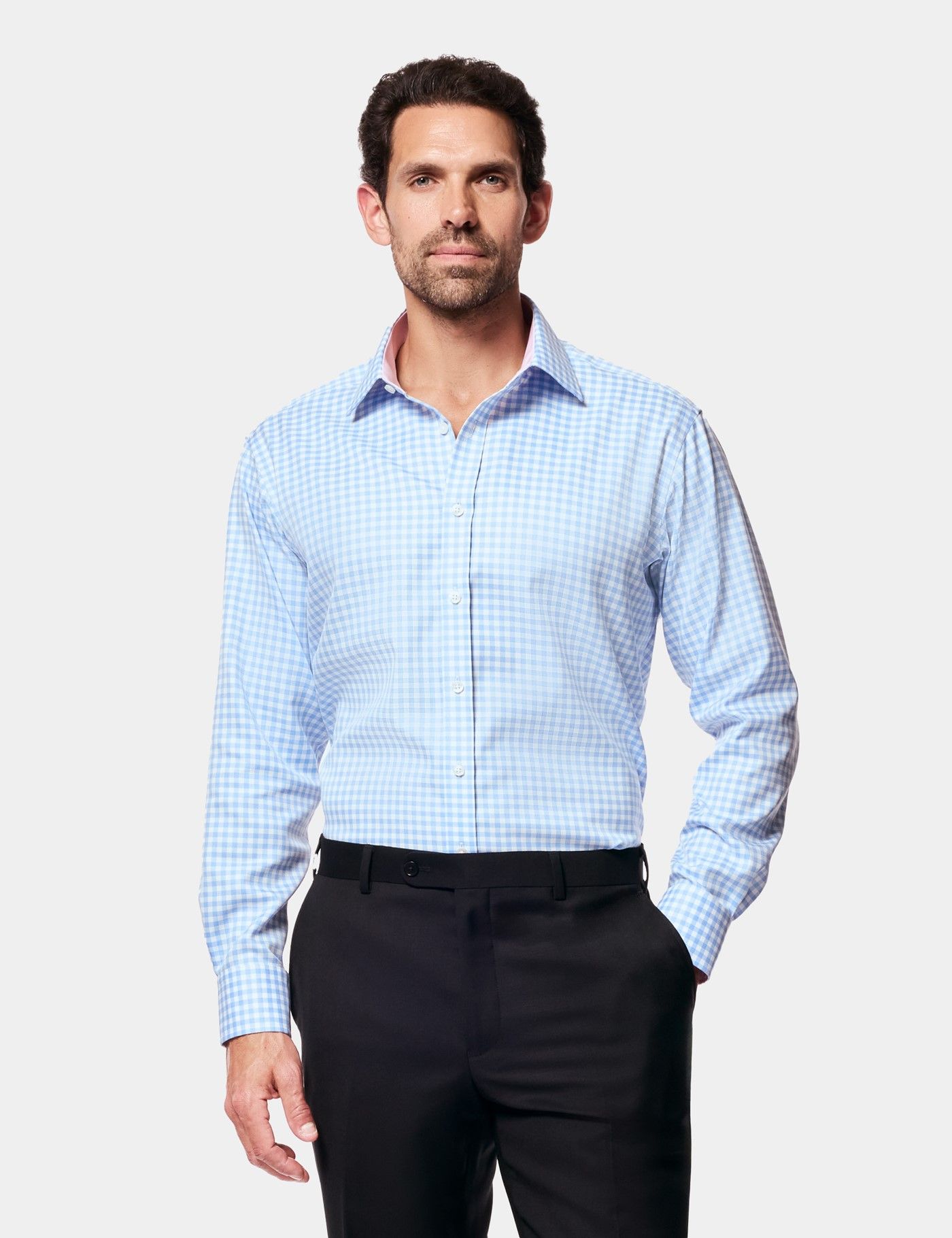 Men's Slim Fit Dress Shirts | Hawes & Curtis