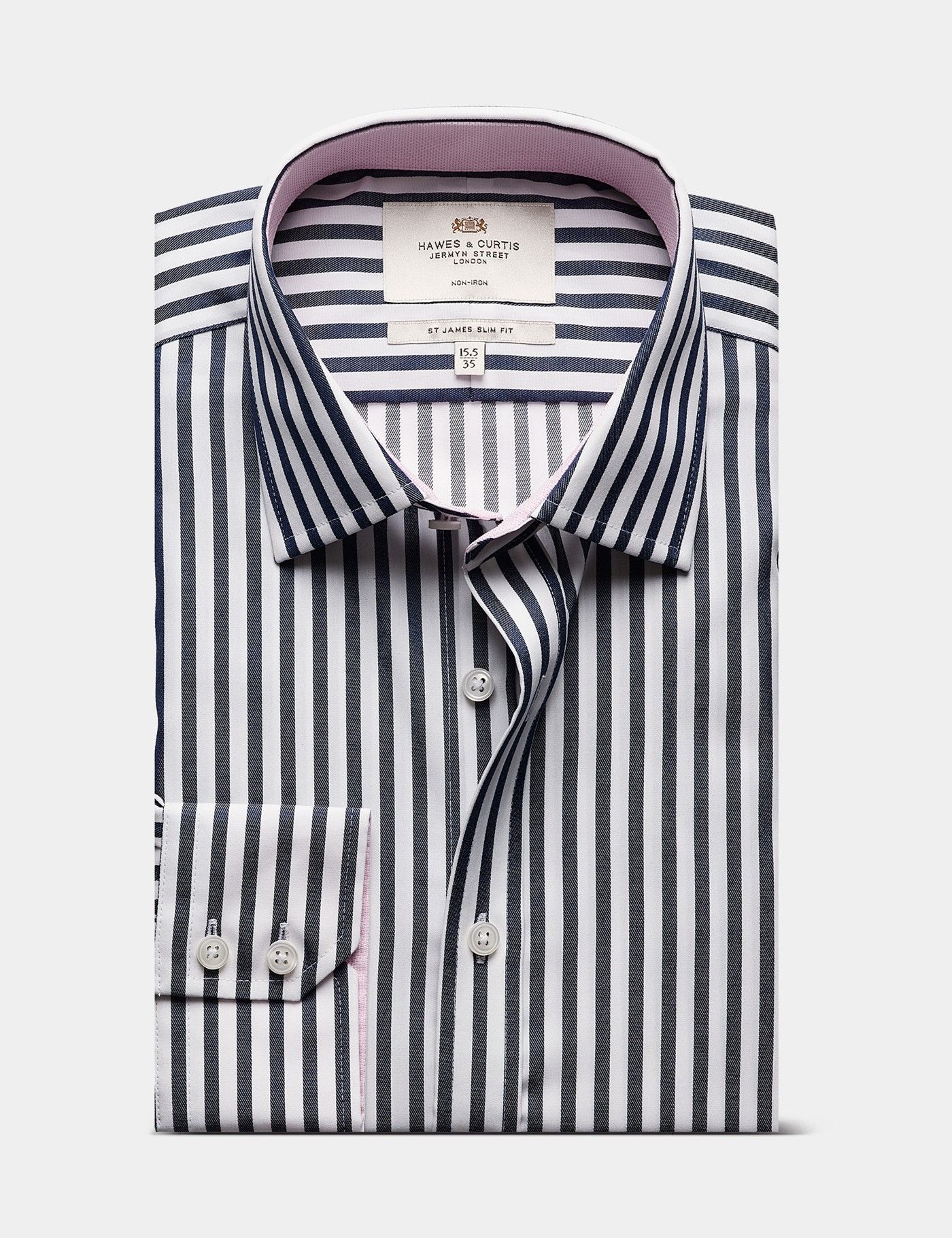 men's dress shirts sale PLAID PERFORMANCE SHIRT GREY/WHITE / L (16-16.5 34/35) / Slim French square cuffs Local Boy Stamps Dress Shirt
