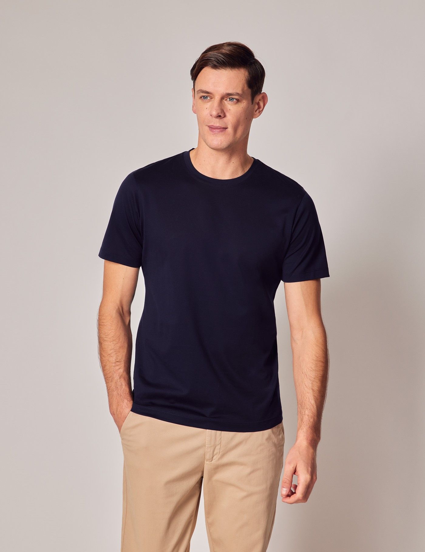 men's mercerized cotton t shirt