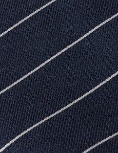 Navy Pinstripe Tie - 1913 Collection-preview1