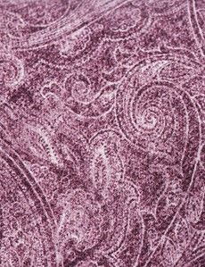 Rose Pink Paisley Italian Silk Tie - 1913 Collection