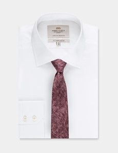 Rose Pink Paisley Italian Silk Tie - 1913 Collection