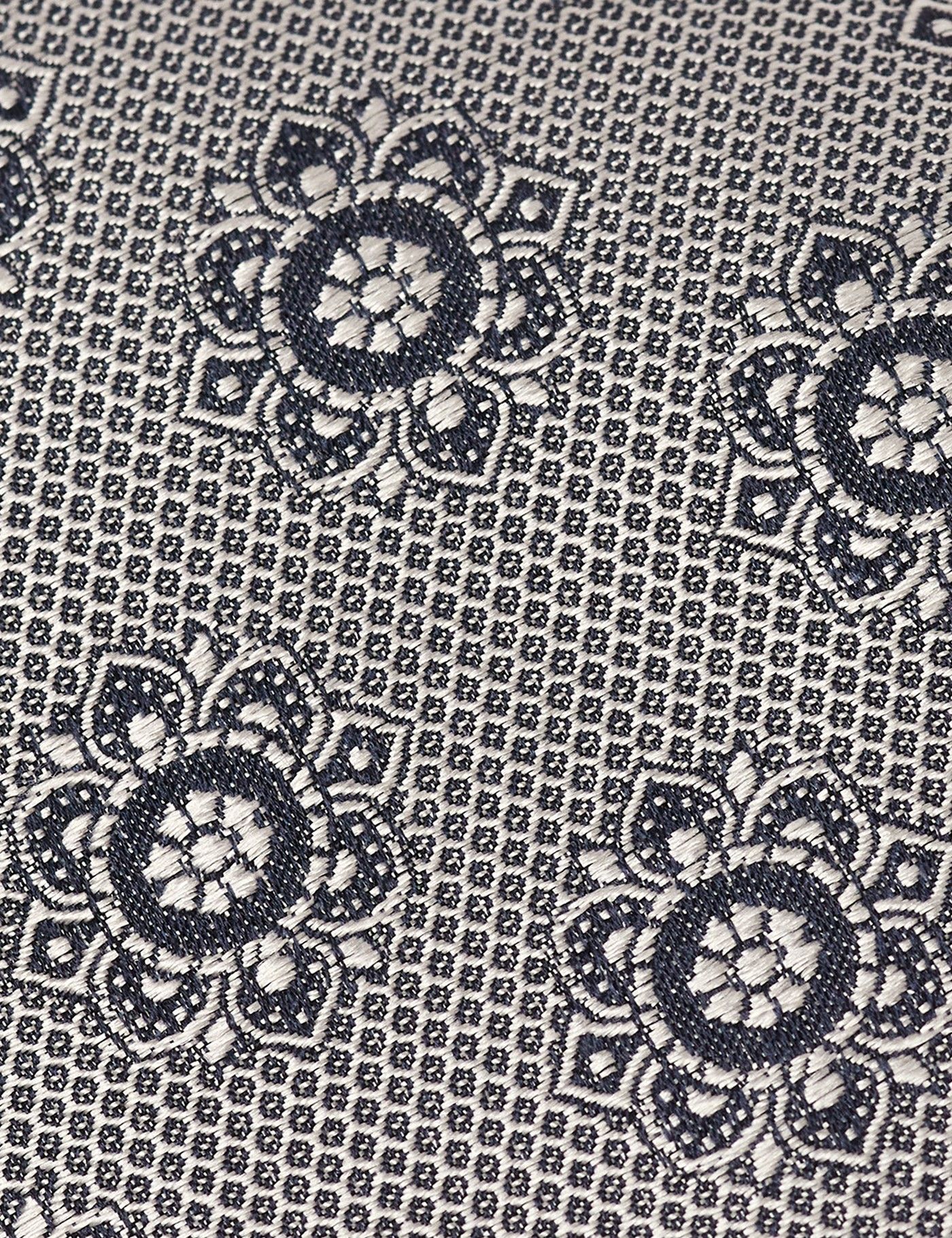 Silver Ornate Medallion Geo 1913 Tie-preview