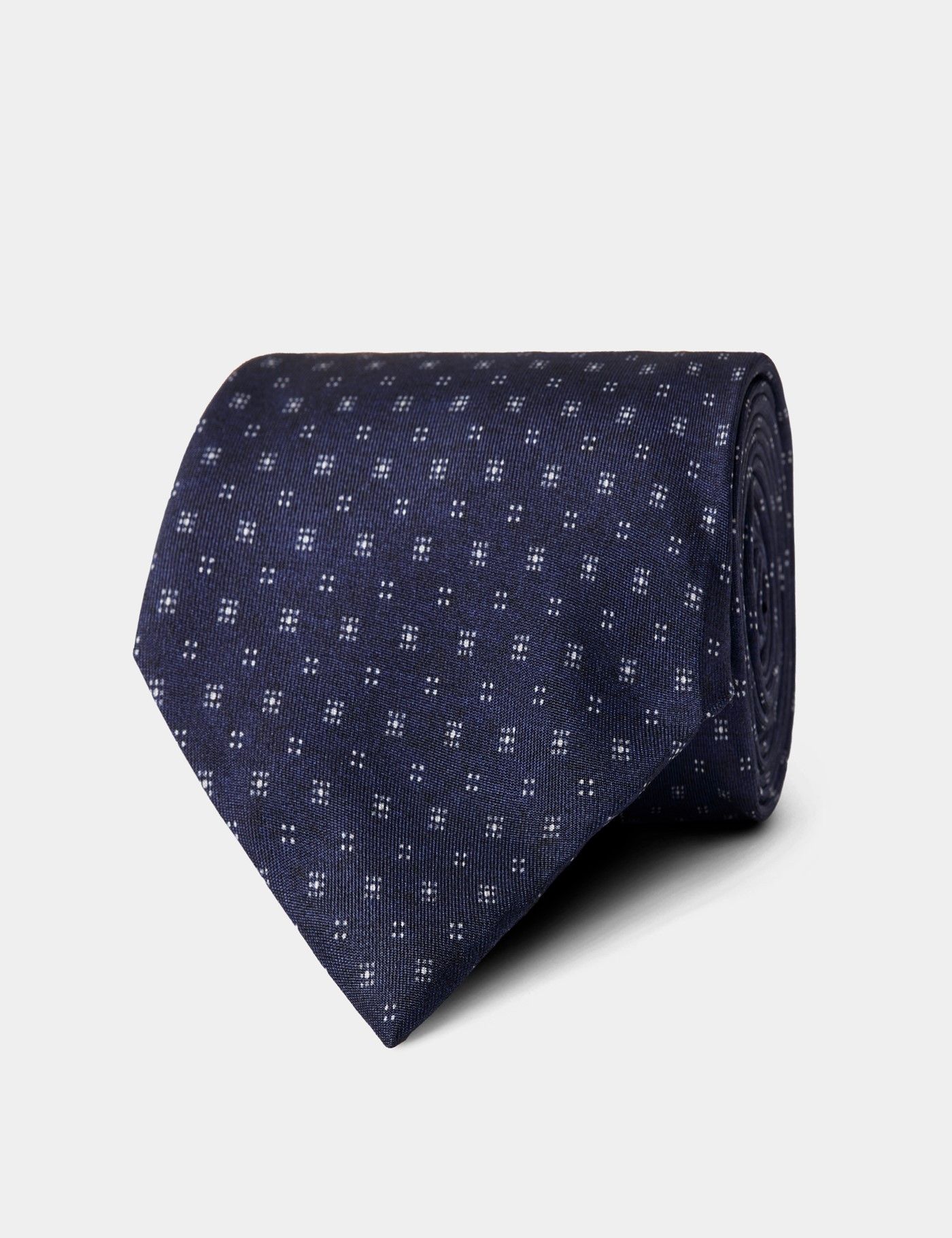 Navy Geometric 1913 Tie