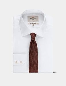 Rust Geometric 1913 Tie