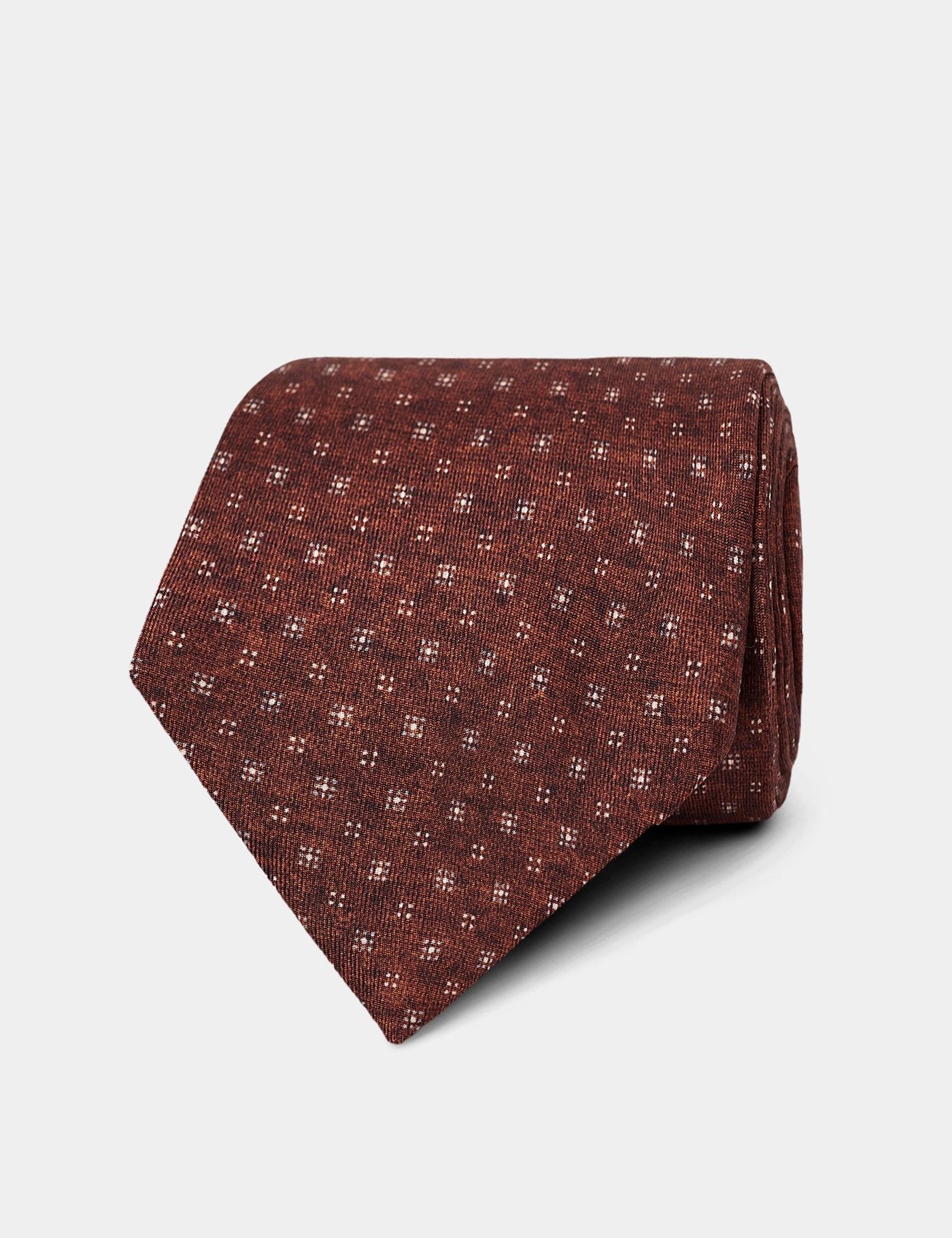 Rust Geometric 1913 Tie