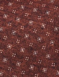 Rust Geometric 1913 Tie