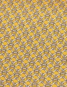 Yellow Stirrup Geo 1913 Tie
