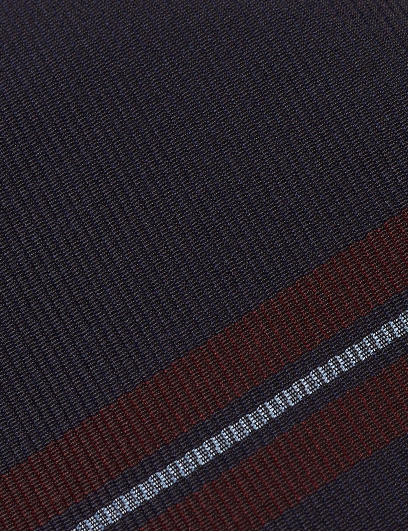 Navy & Burgundy Repp Stripe 1913 Tie-preview
