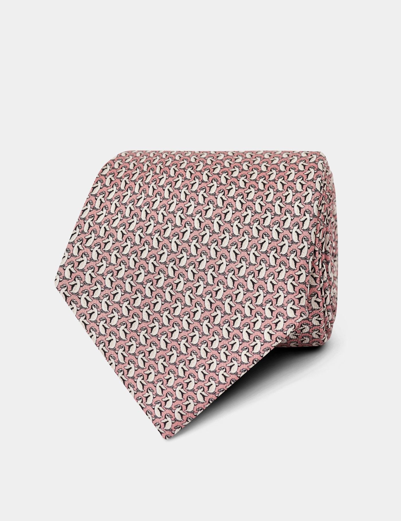 Pink Penguin 1913 Tie