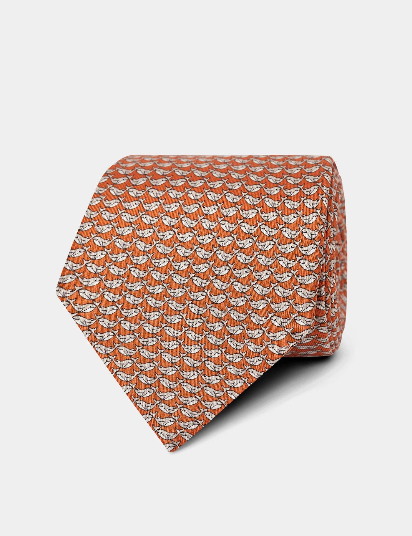 Orange Orca 1913 Tie