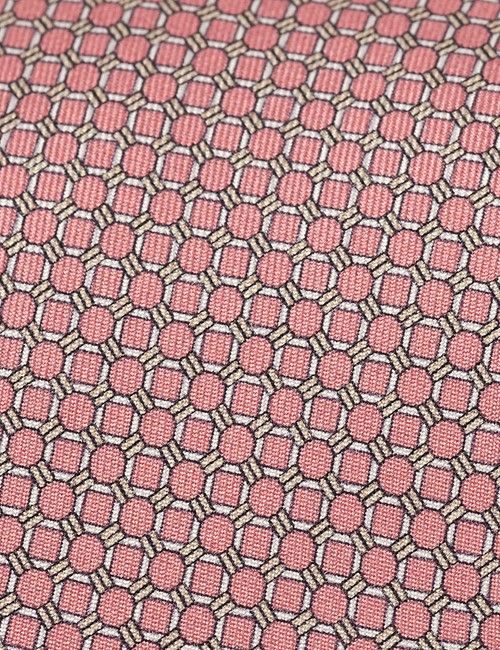 Pink Geo 1913 Pocket Square