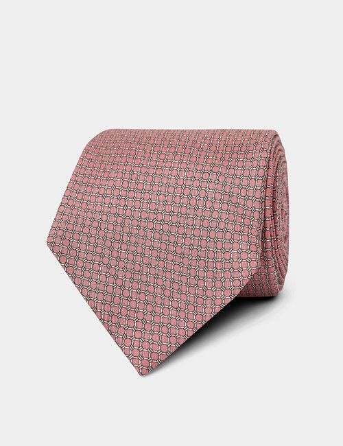 Pink Geo 1913 Pocket Square