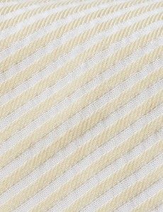 Butter Yellow Seersucker Stripe 1913 Tie