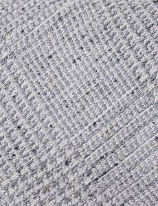 Grey Prince of Wales Check Italian Silk Tie - 1913 Collection-preview1