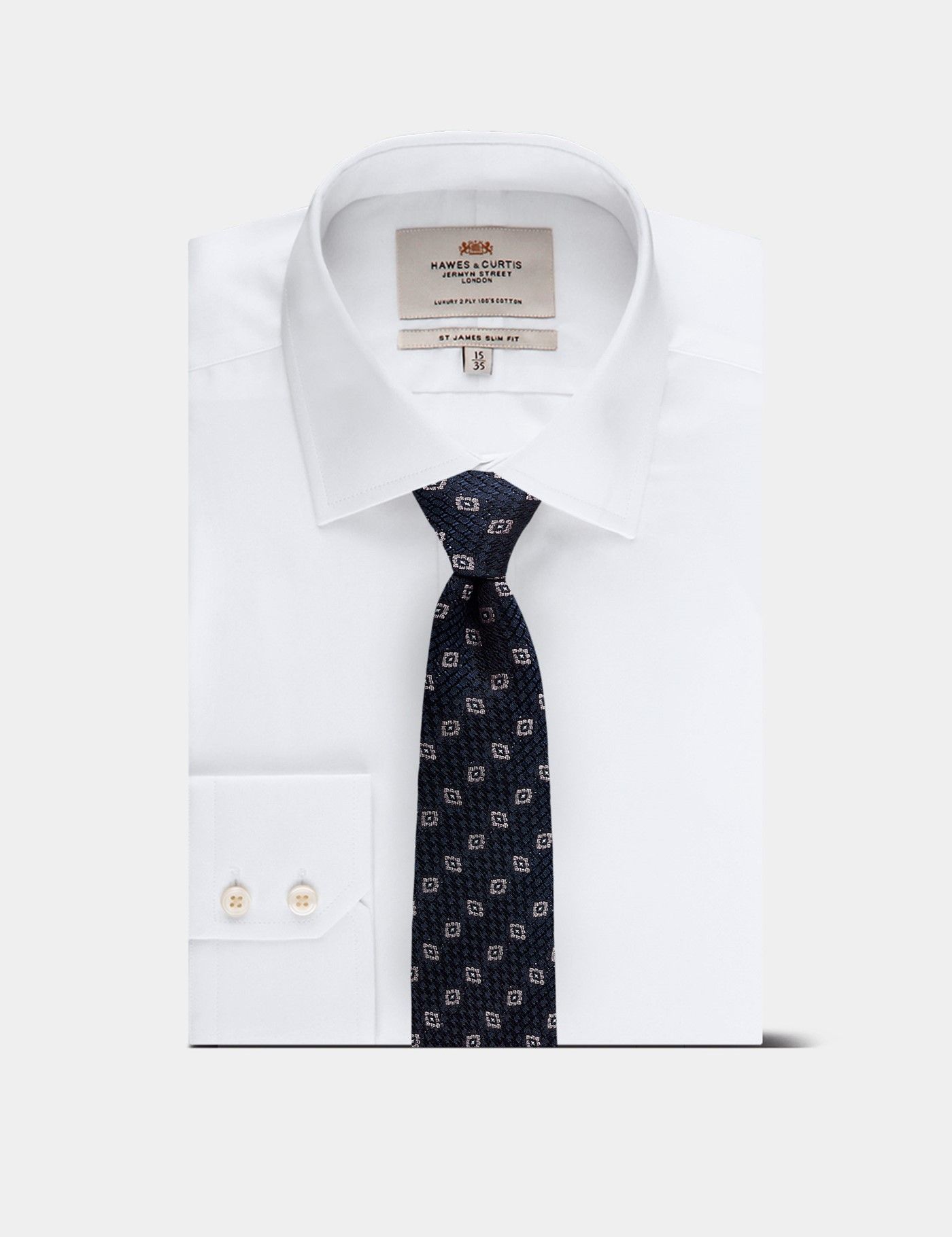 Navy & Pink Diamond Grenadine 1913 Tie-preview