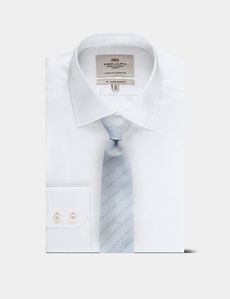 Sky Blue Tonal Spot Grenadine 1913 Tie