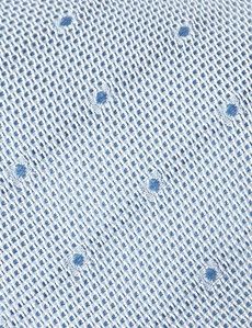 Sky Blue Tonal Spot Grenadine 1913 Tie