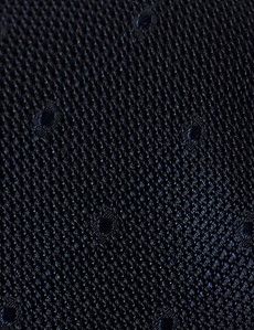 Navy Tonal Spot Grenadine 1913 Tie