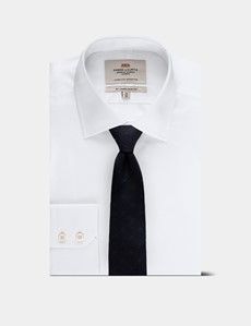 Navy Tonal Spot Grenadine 1913 Tie