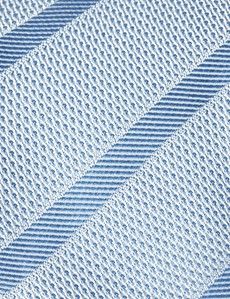 Sky Blue Tonal Stripe Grenadine 1913 Tie
