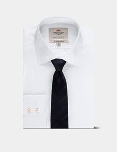 Navy Tonal Stripe Grenadine 1913 Tie