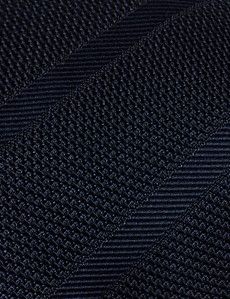 Navy Tonal Stripe Grenadine 1913 Tie