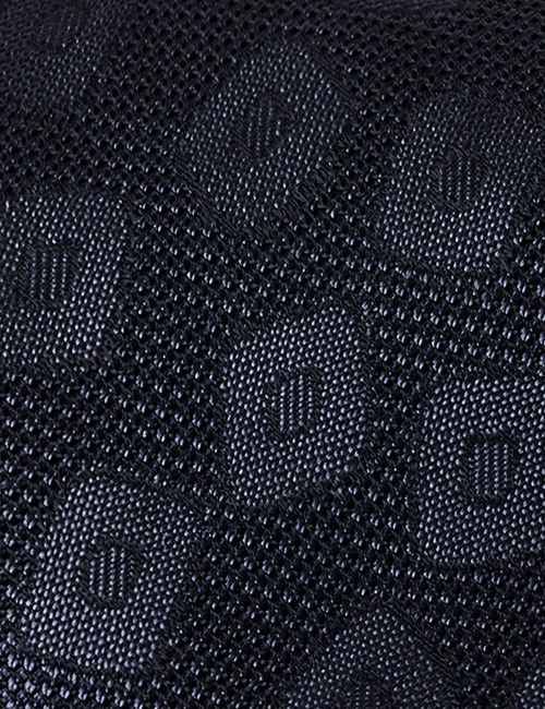 Fitted Slim Blue Fabric Interest Non-Iron Shirt