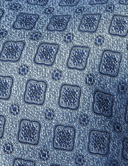 Blue Geo Textured 1913 Tie-preview