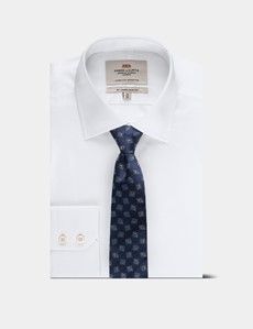 Blue Jacquard Geo 1913 Tie