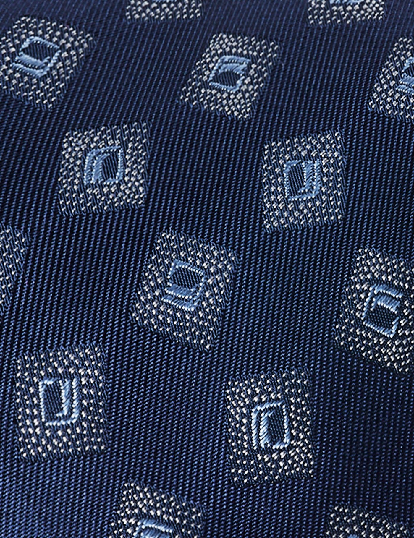 Blue Jacquard Geo 1913 Tie-preview