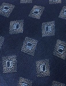 Blue Jacquard Geo 1913 Tie