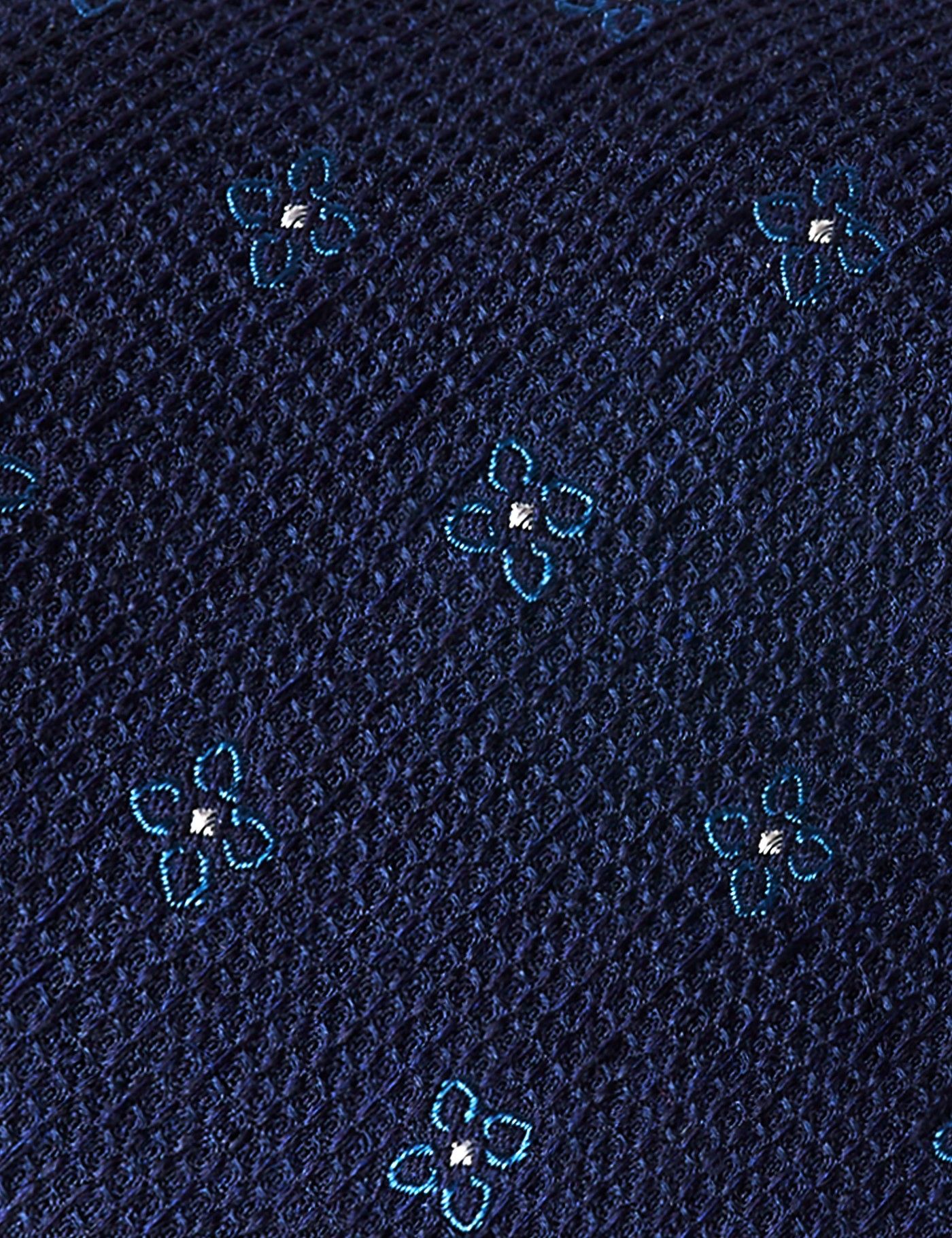 Navy Jacquard Floral 1913 Tie-preview