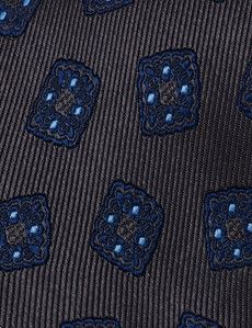 Grey Medallion 1913 Tie