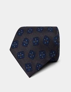 Grey Medallion 1913 Tie