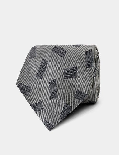 Classic Fit Lilac & White Textured Weave Non-Iron Shirt