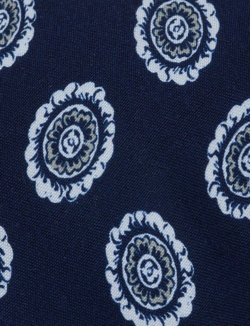 Classic Fit Grey & White Textured Weave Non-Iron Shirt