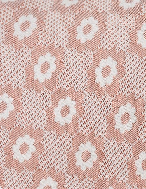 Classic Fit Pink & White Textured Weave Non-Iron Shirt