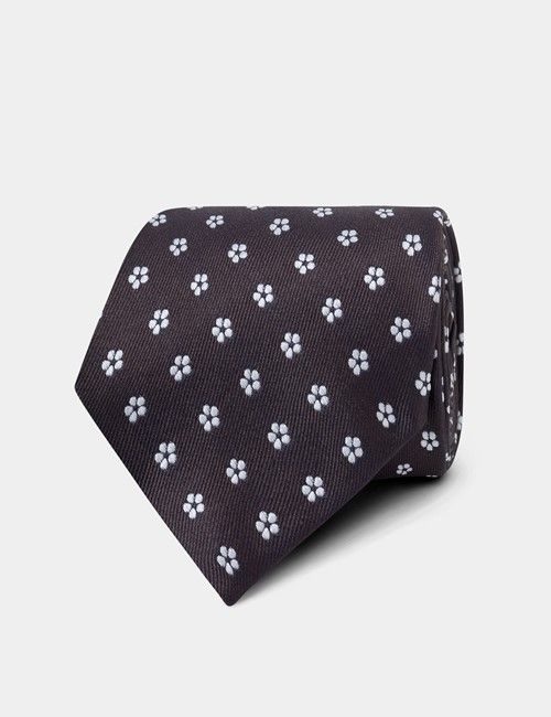 Extra Slim Fit Lilac & White Textured Weave Non-Iron Shirt